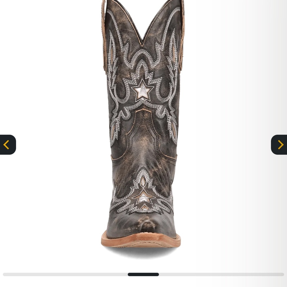 Embroidered Western Cowboy Boots Dan Post - Picture 7 of 10